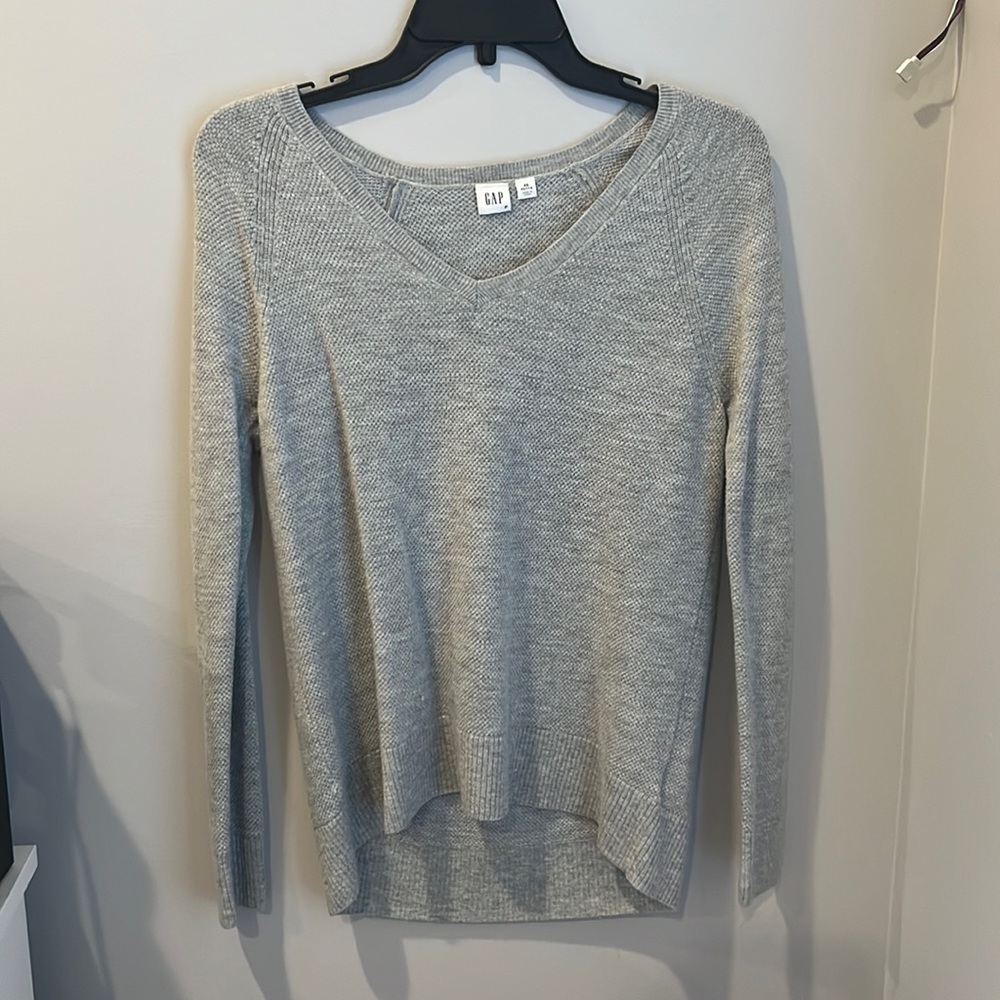 Gray sweater